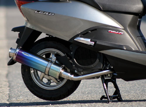 楽天市場】Realize リード110 バイクマフラー EBJ-JF19 22Racing Ti