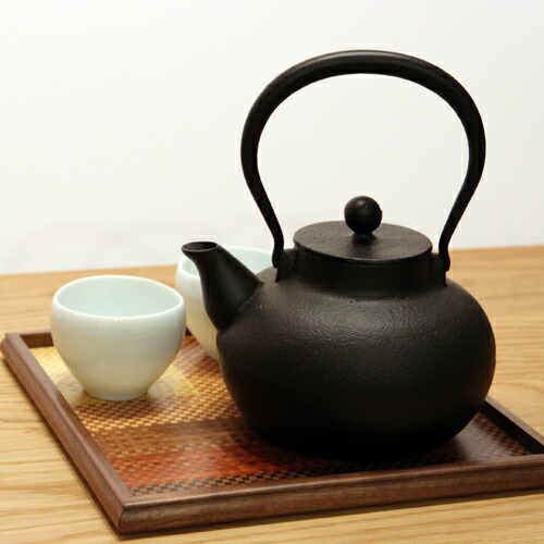 楽天市場】南部鉄器 急須 |小笠原陸兆作| 鉄瓶 小丸 お祝い オシャレ