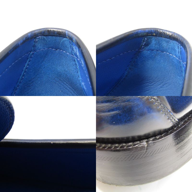 楽天市場】【中古】LOUIS VUITTON ルイヴィトン 9.5 レザーローファー