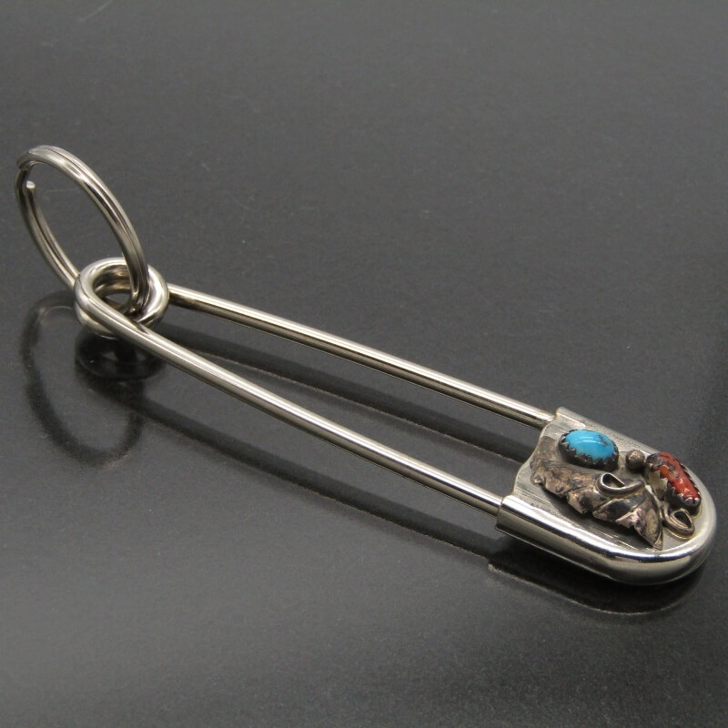 楽天市場】【中古】美品 Navajo ナバホ族 セーフティーピン ターコイズ