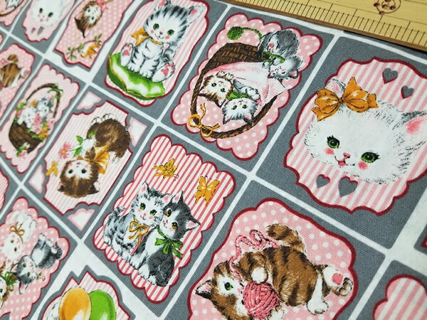 楽天市場】【CBプリント】ニューレトロスタイル＜猫カード柄＞ 昭和