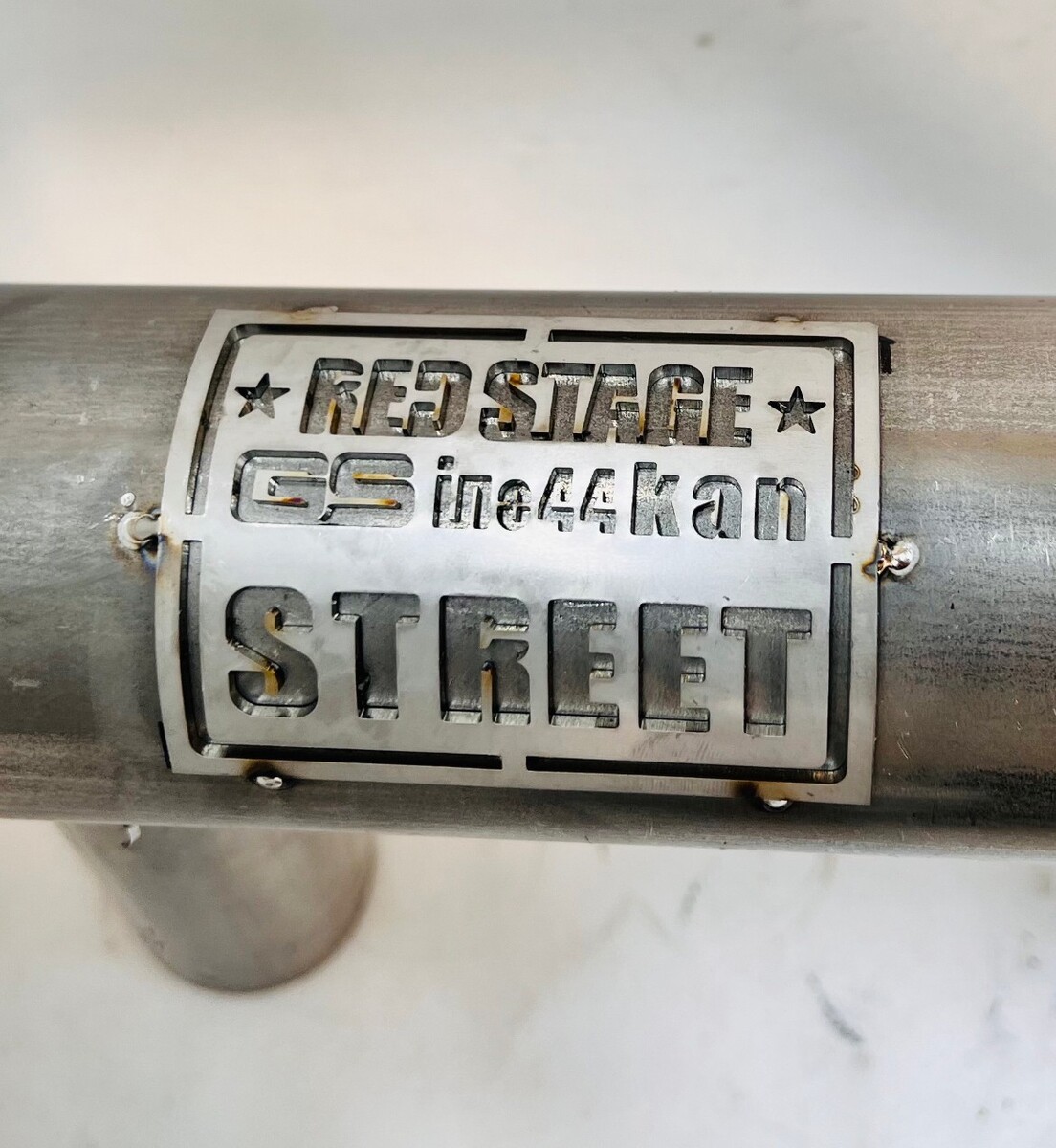 楽天市場】REDSTAGE GS400 猪管STREET ショート管タイプ オリジナル