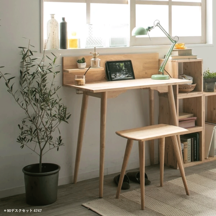 楽天市場】天然木をふんだんに使ったナチュラルシリーズ 90デスク