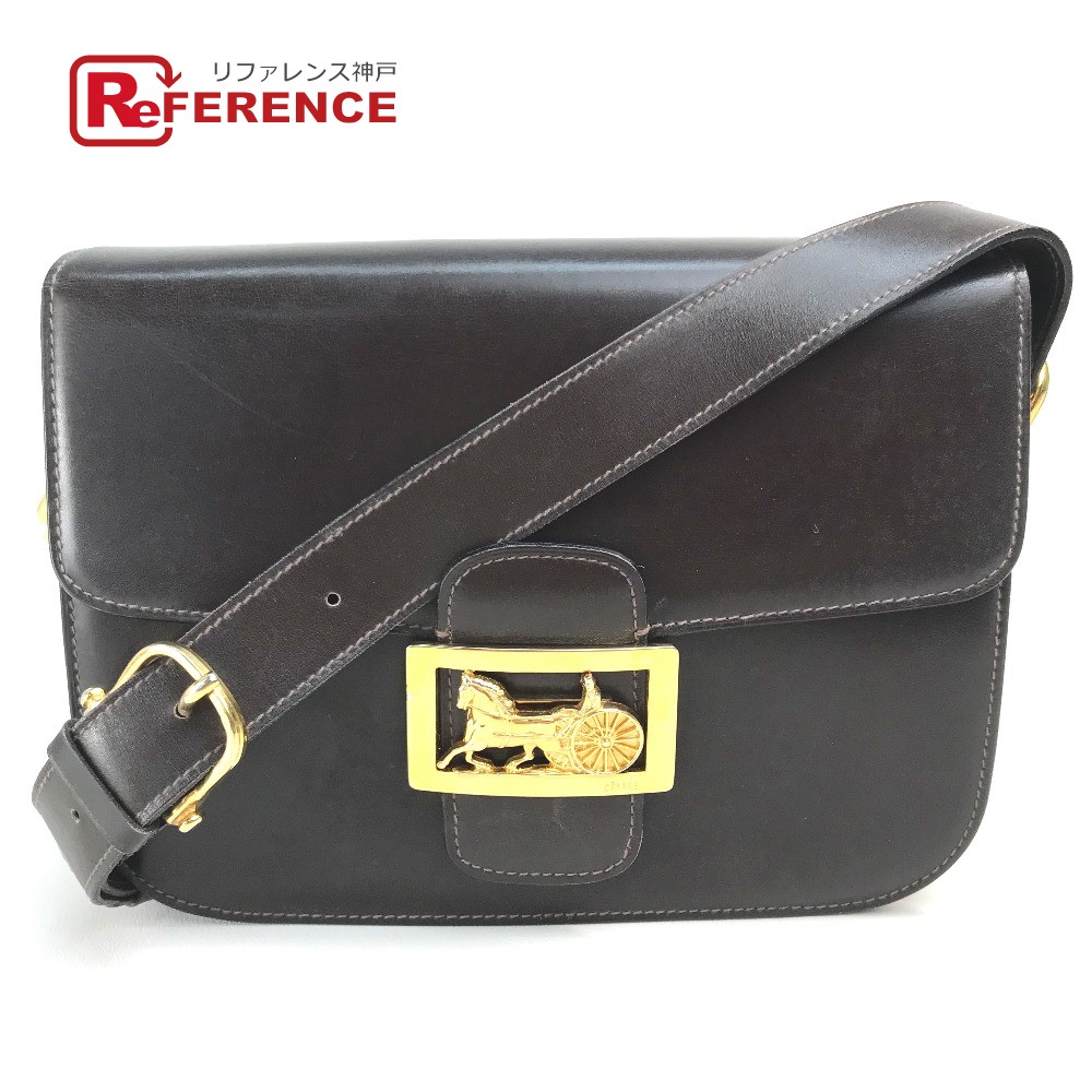 楽天市場】CELINE セリーヌ ヴィンテージ 馬車金具 カバン ショルダー