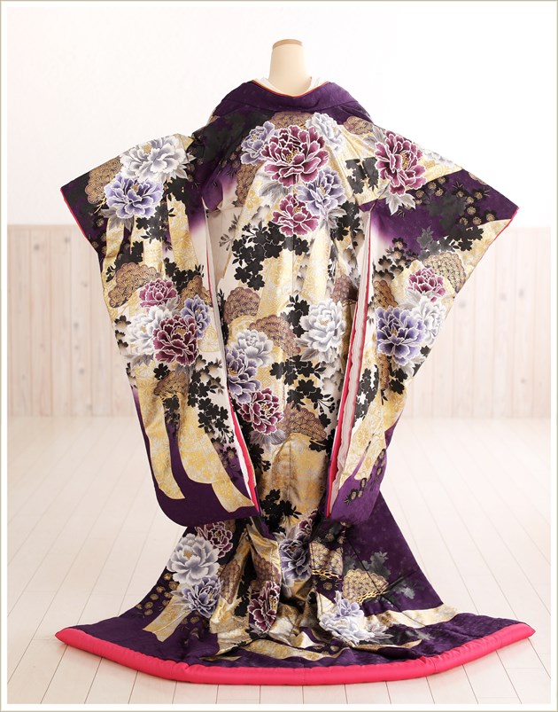 楽天市場】色打掛レンタル iu027 結婚式 花嫁 紋付セット 打掛レンタル