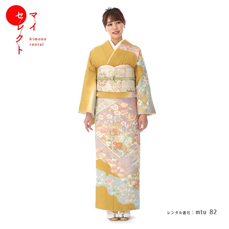 楽天市場】【レンタル】 訪問着 レンタル 着物レンタル 正絹 mtu_82 な