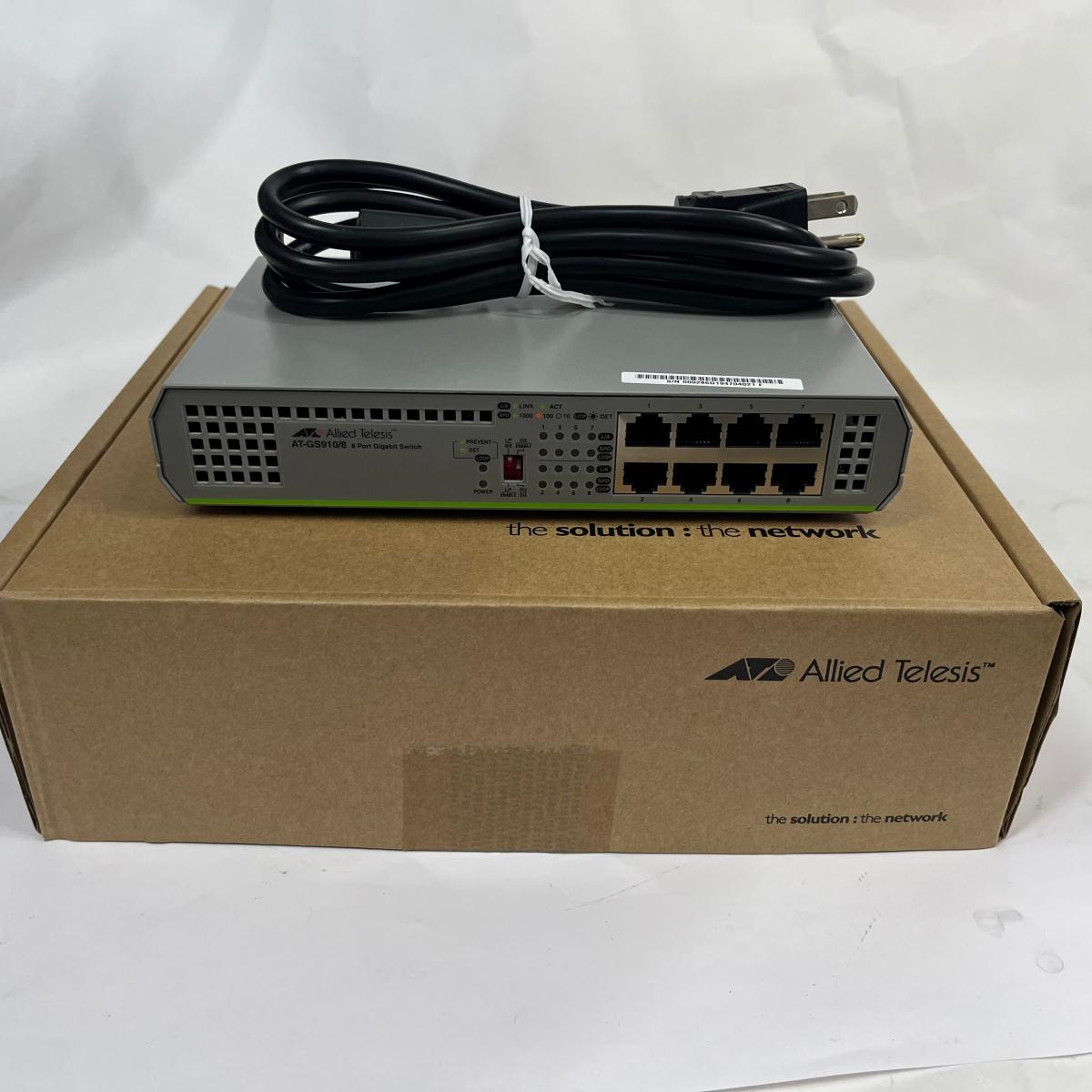 楽天市場】【中古】アライドテレシス AT-GS910/8 2329Rスイッチング