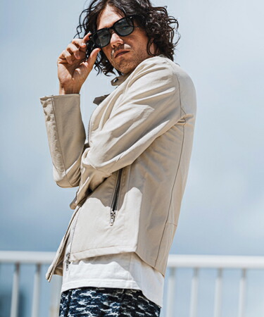 楽天市場】【CAMBIO(カンビオ)】PUシングルライダースジャケット : CAMBIO