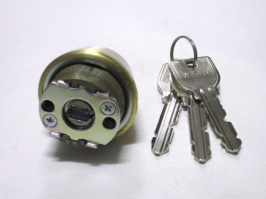 楽天市場】U9SWLSP取替用シリンダーBS色(金色)（MCY-159 MCY159・MCY