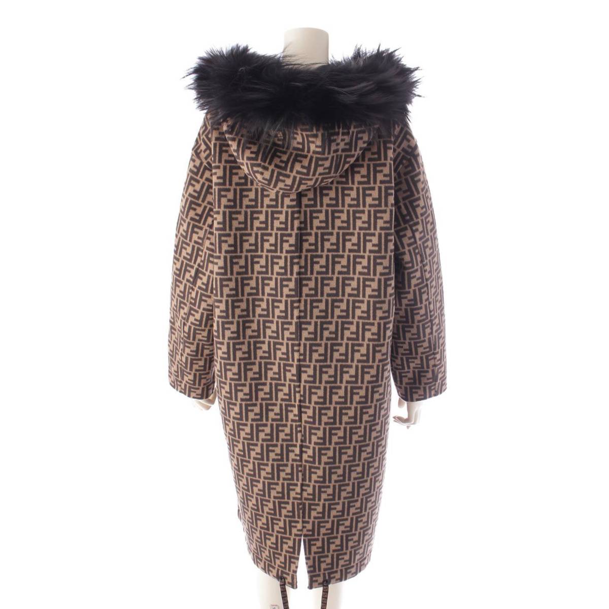 楽天市場】【フェンディ】Fendi フォックスファー ズッカ柄 シルク混