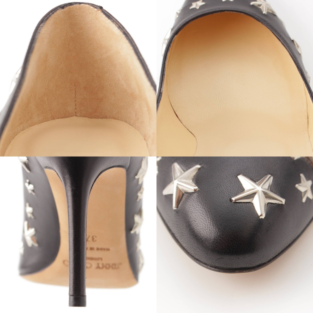 楽天市場】【ジミーチュウ】Jimmy Choo スタースタッズ レザー ヒール