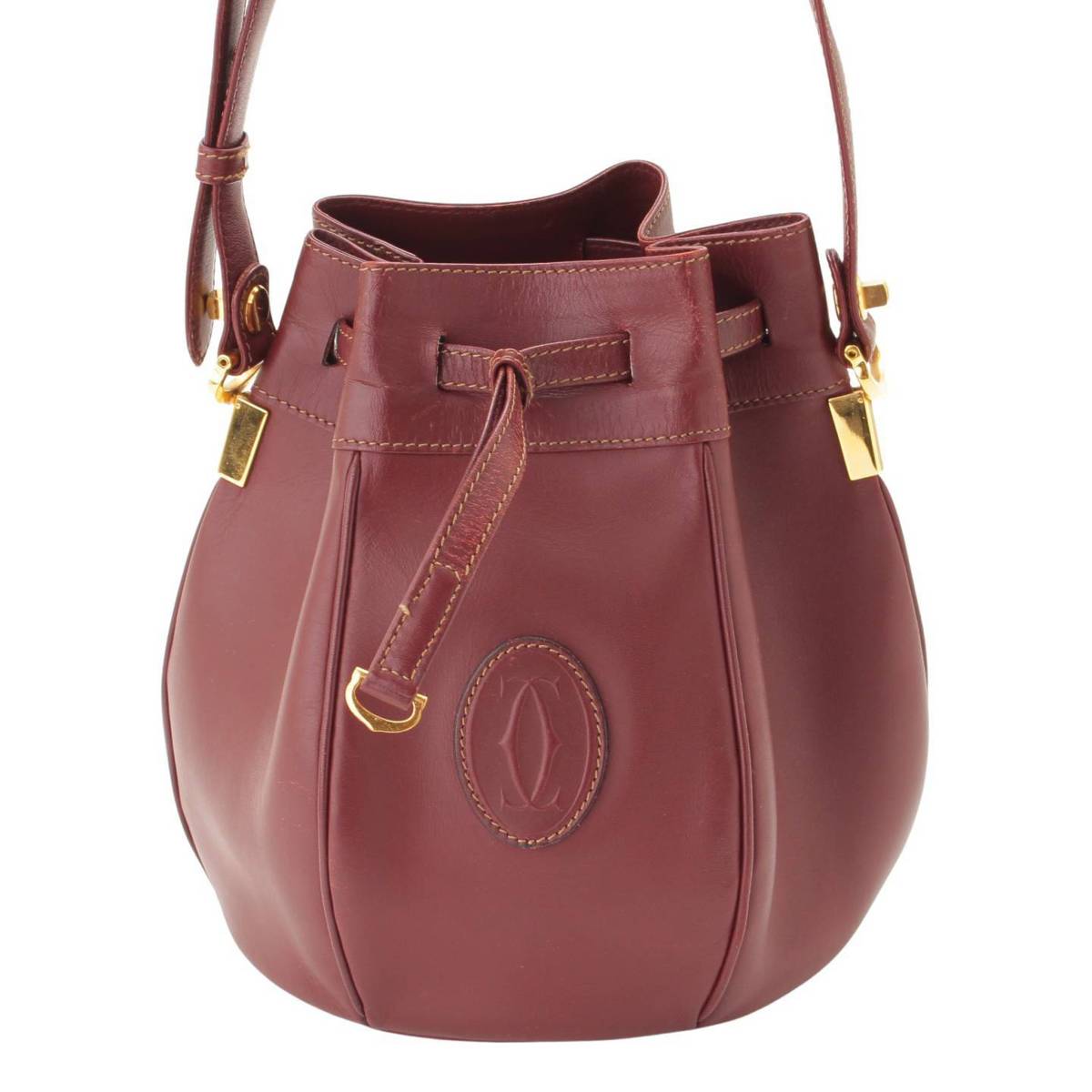 楽天市場】【カルティエ】Cartier マストライン 巾着 ショルダーバッグ