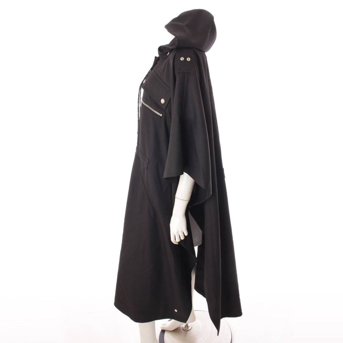 楽天市場】【クロエ】Chloe フード ウール ポンチョ ケープ コート