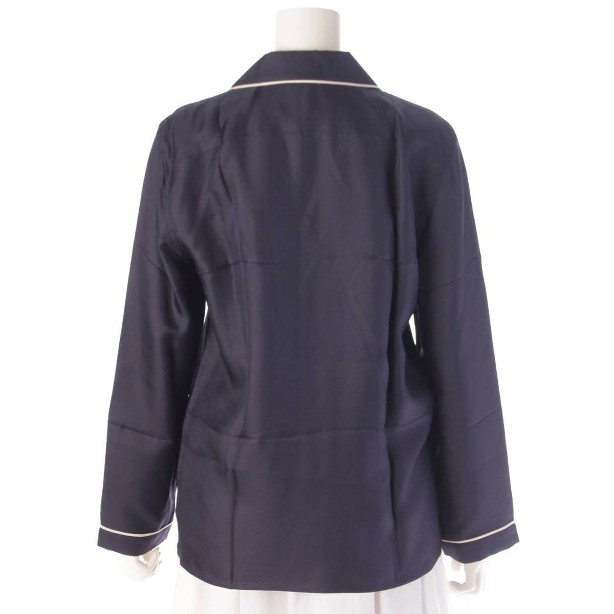 楽天市場】【プラダ】Prada 23年 パジャマ シルク ロゴ シャツ