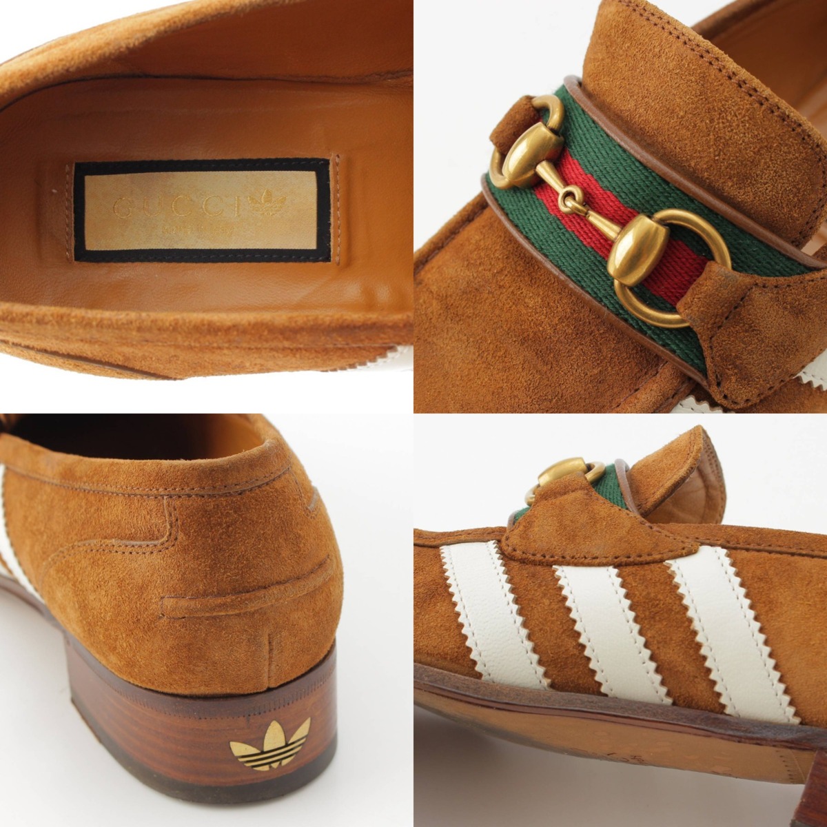 楽天市場】【グッチ】Gucci アディダスコラボ ホースビット ローファー