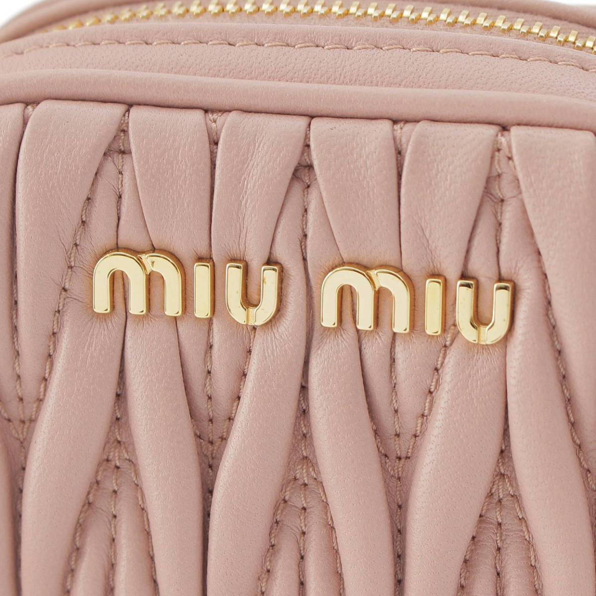楽天市場】【ミュウミュウ】Miu Miu マテラッセ ロゴ パールチェーン
