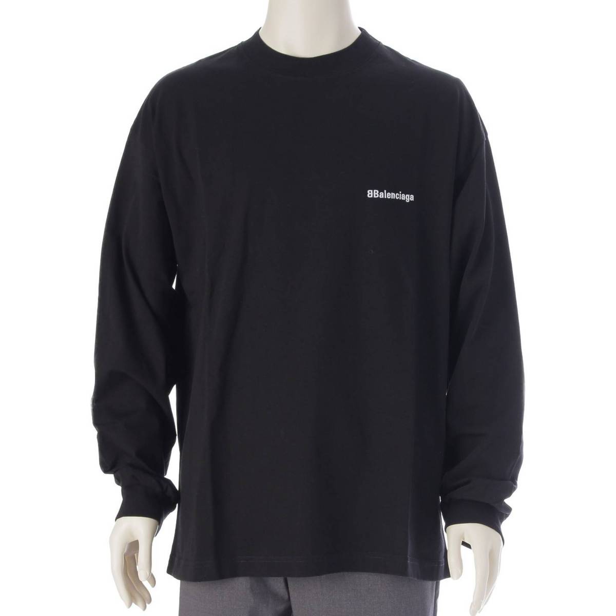 楽天市場】バレンシアガ BALENCIAGA 21年 ロゴ刺繍 長袖Tシャツ
