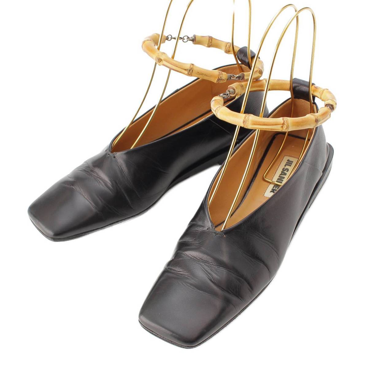 楽天市場】【ジルサンダー】Jil Sander バンブー アンクル レザー