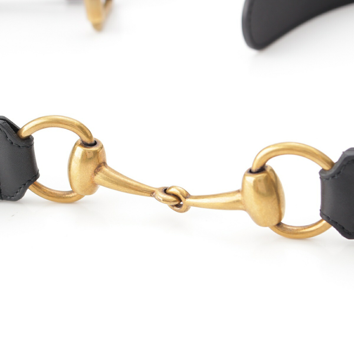 楽天市場】グッチ GUCCI レザー ホースビット ベルト 488939 ブラック