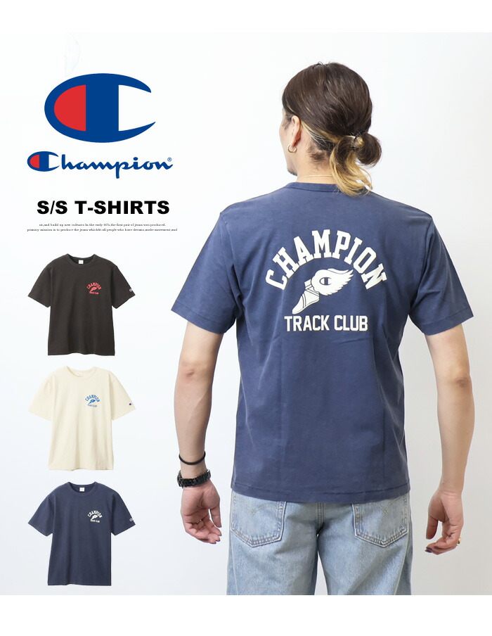 楽天市場】Champion チャンピオン ヴィンテージウォッシュ プリント