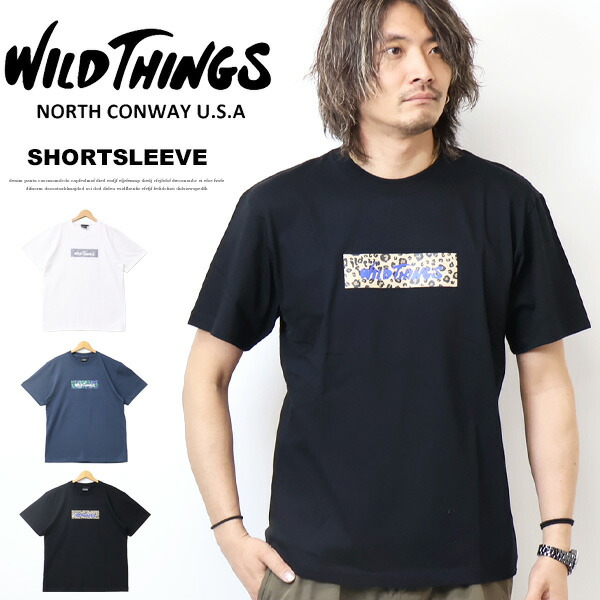 楽天市場】WILD THINGS ワイルドシングス ボックスロゴ プリント 半袖