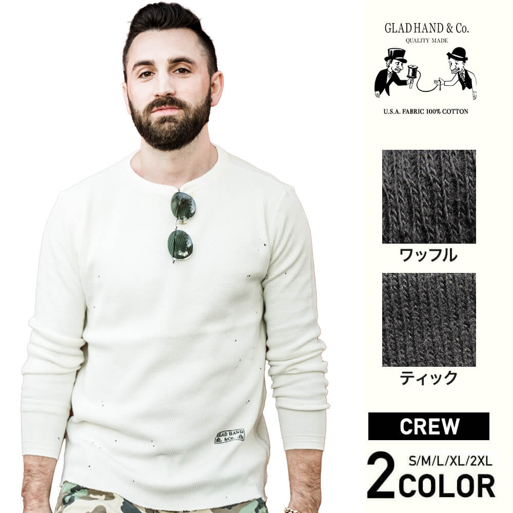 楽天市場】グラッドハンド ヴィンテージ加工 Tシャツ メンズ 厚手