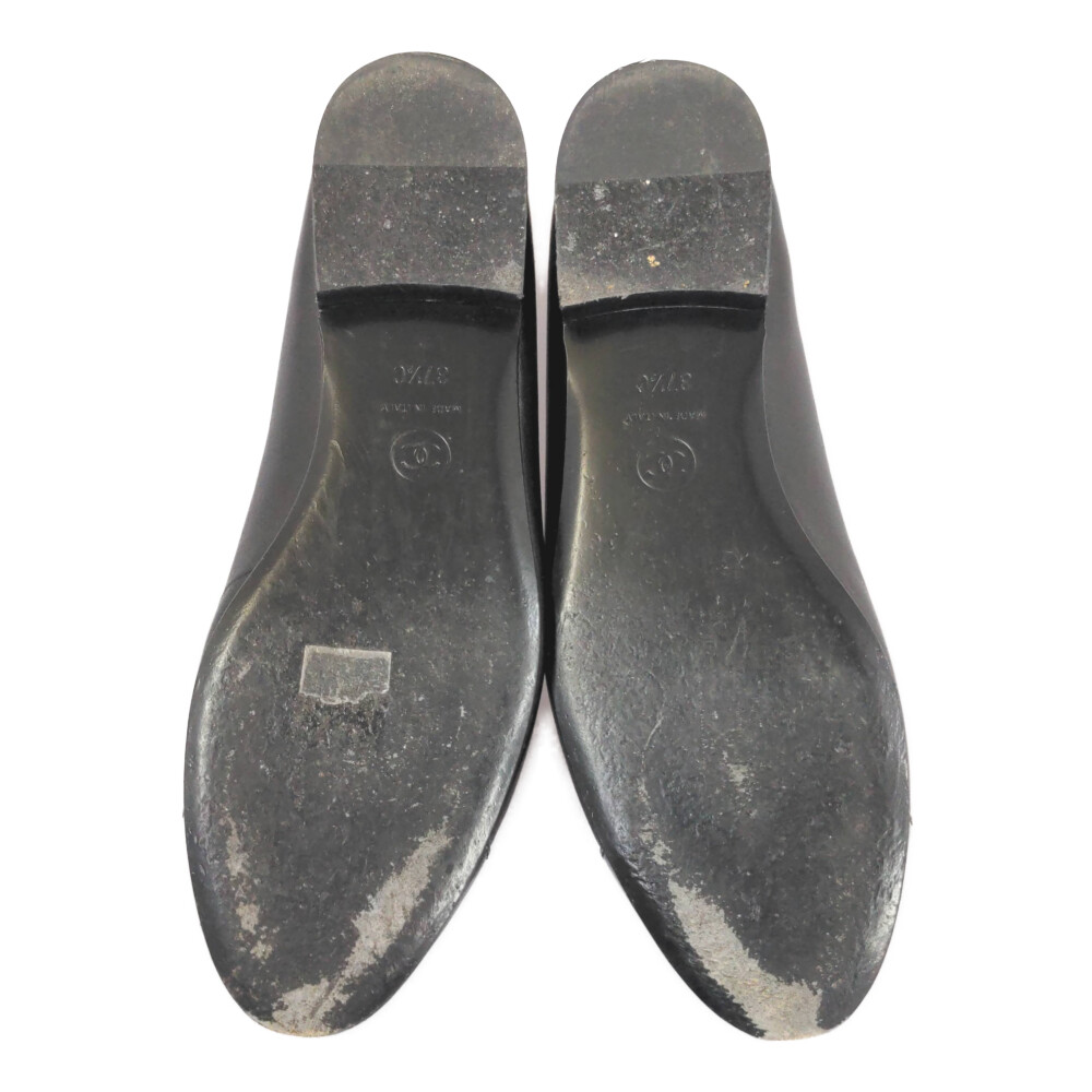 楽天市場】CHANEL シャネル ココマーク リボン フラットシューズ靴