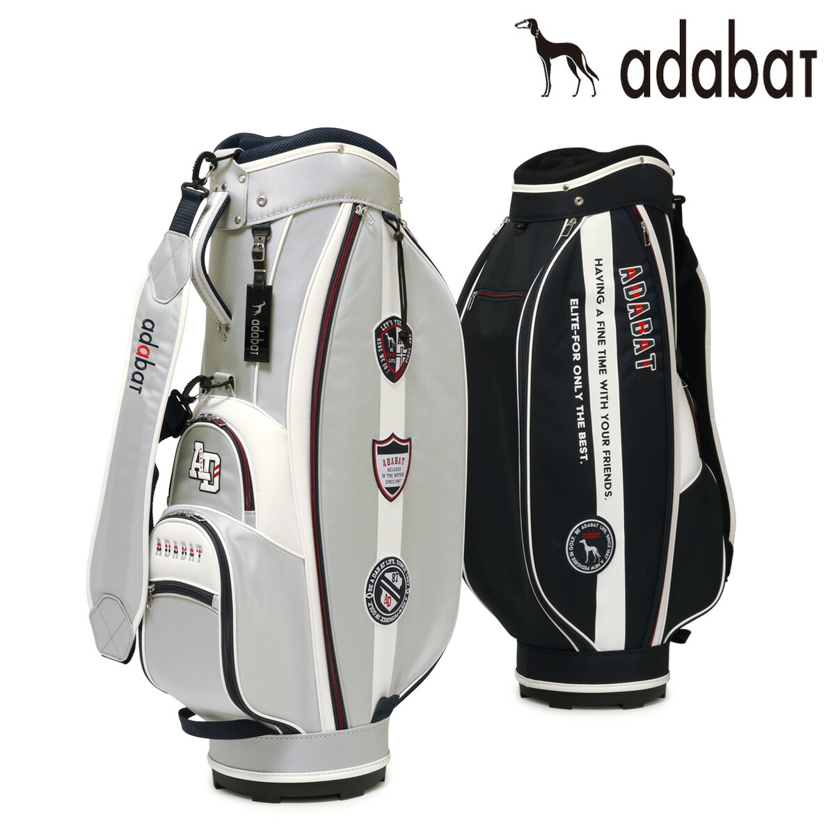 楽天市場】アダバット ゴルフ キャディバッグ カート型 9.0型 47インチ