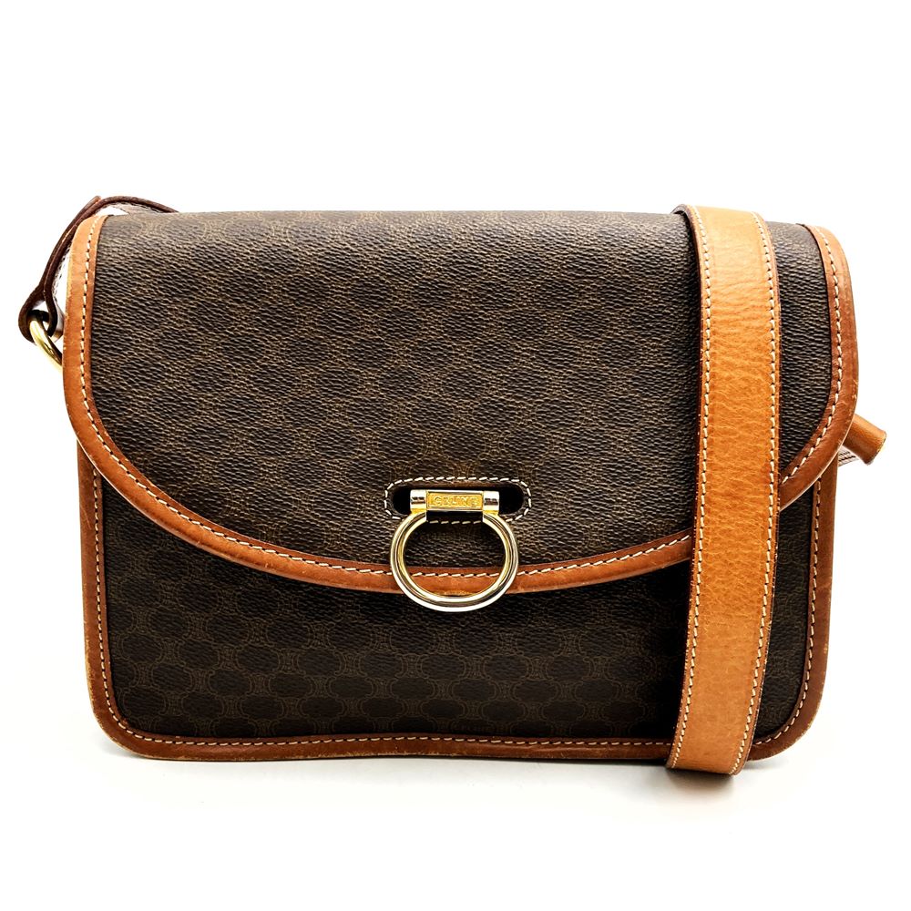 楽天市場】CELINE セリーヌ DM91 ショルダーバッグ マカダム柄 PVC