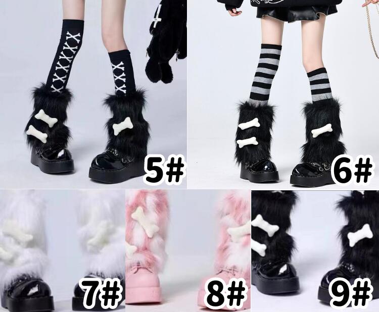 楽天市場】レッグウォーマー y2k 足首ウォーマー ファー レッグ