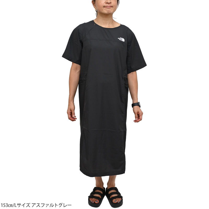 楽天市場】ザ・ノース・フェイス THE NORTH FACE 半袖 膝丈ワンピ
