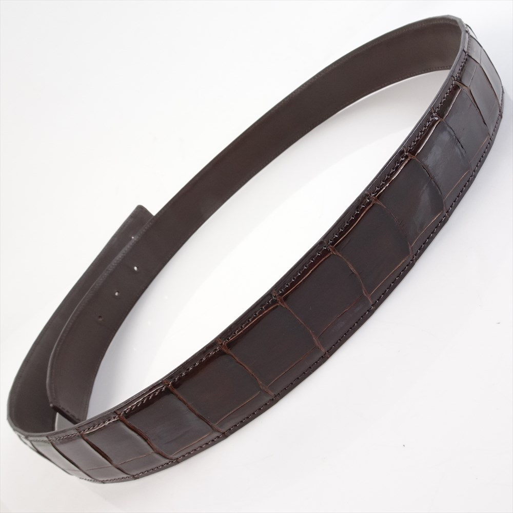 楽天市場】新品 クロコダイル ベルト Hバックル用 メンズ レザーベルト