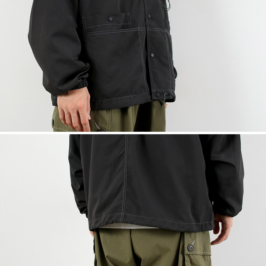 楽天市場】AND WANDER（アンドワンダー） クリンクル ナイロン シャツ