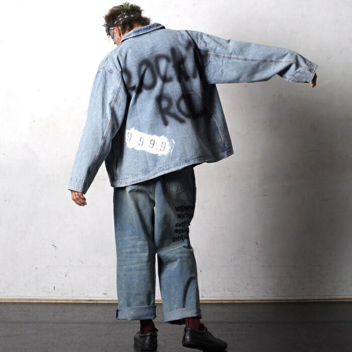 楽天市場】PROPA9ANDA / プロパガンダ「PAINT'EM ROCK DENIM JK