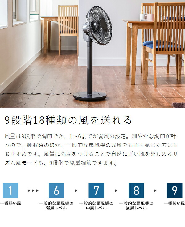 楽天市場】扇風機 おしゃれ 静音 dcモーター【4つから2つ選べる特典