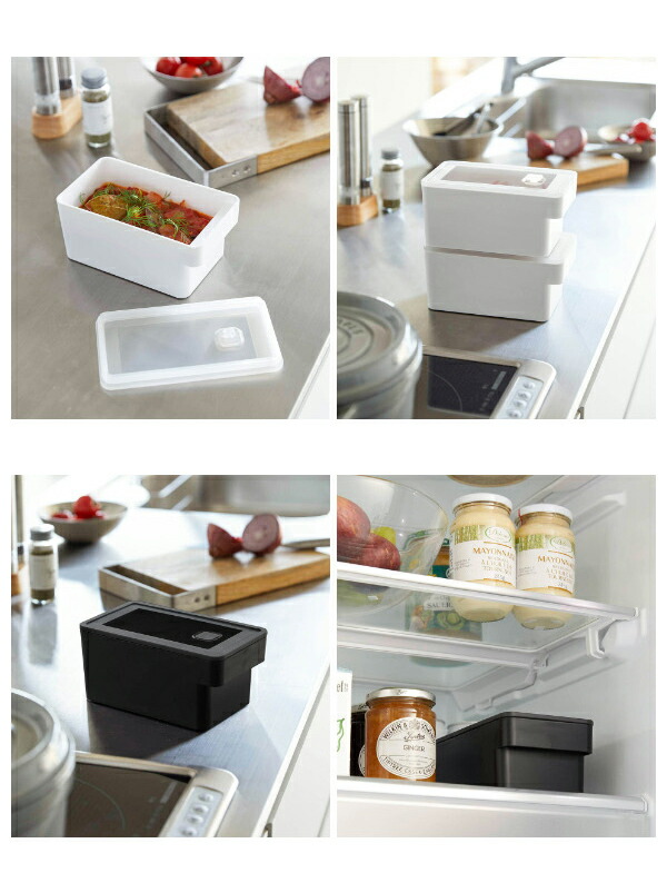 楽天市場】［ ハンドル付き密閉フードコンテナ タワー ］山崎実業