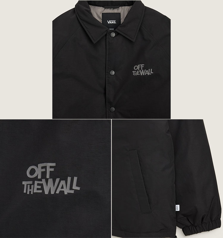 楽天市場】バンズ コーチジャケット VANS コーチジャケット Vans