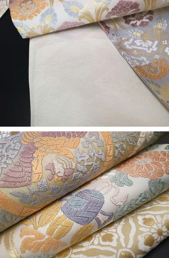 楽天市場】袋帯 未仕立て 正絹 西陣織 唐織 結婚式 入学式 卒業式横段