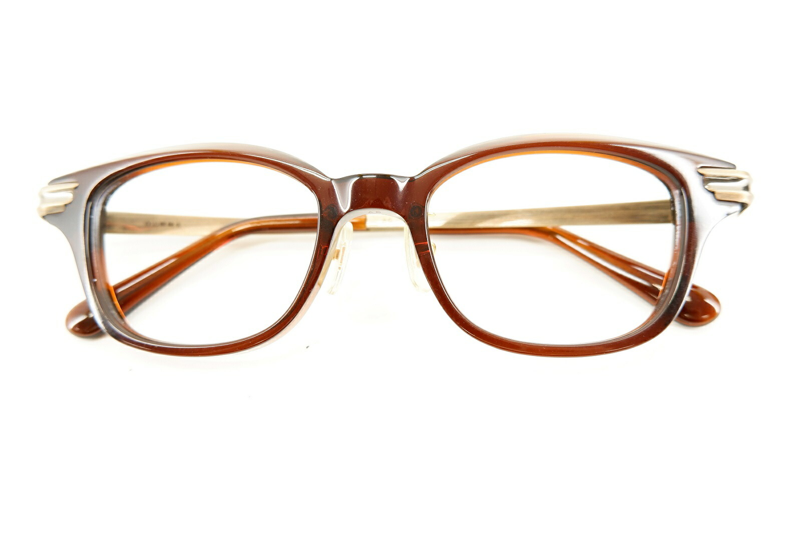 楽天市場】白山眼鏡店 ARMS-CUT 眼鏡 メガネ ブラウン ※フレームのみ