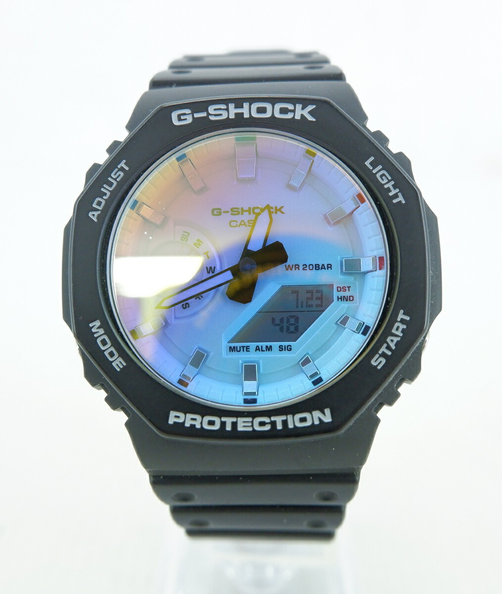 楽天市場】G-SHOCK GA-2100SR-1AJF ジーショック デジタル アナログ