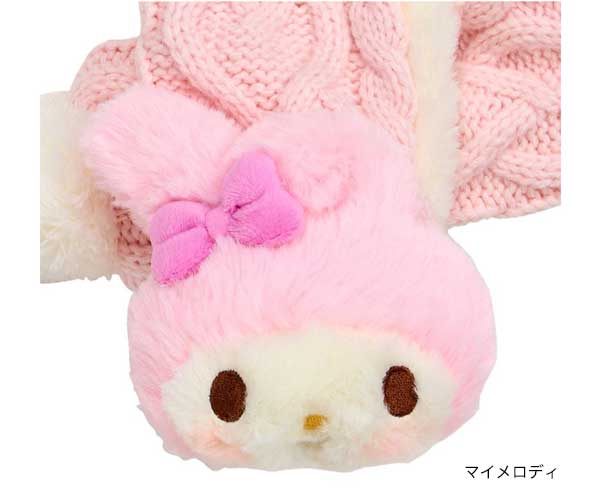 楽天市場】サンリオ キッズニットマフラー キッズボアマフラー
