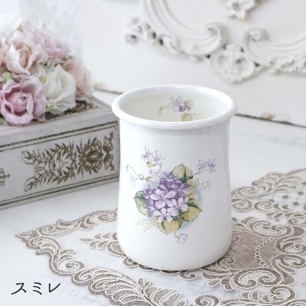 楽天市場】カトラリースタンド イマン ホーロー 薔薇 ローズ 日本製