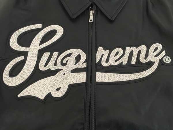 楽天市場】≪新品≫ Supreme 16SS Uptown Studded Leather Varsity