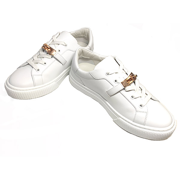 楽天市場】≪Brand new≫ HERMES DAY Leather Sneaker White SPVD