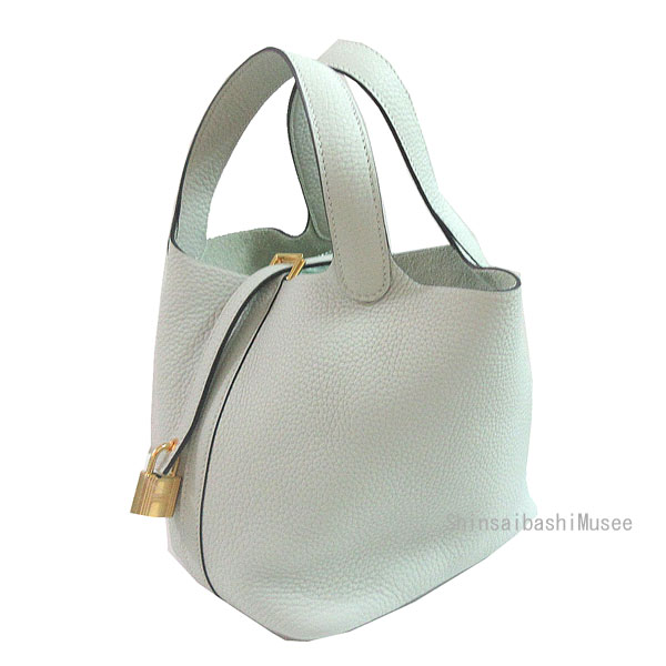 楽天市場】≪Brand new≫ Hermes Picotin Lock 18 PM Bag Grineve Grey