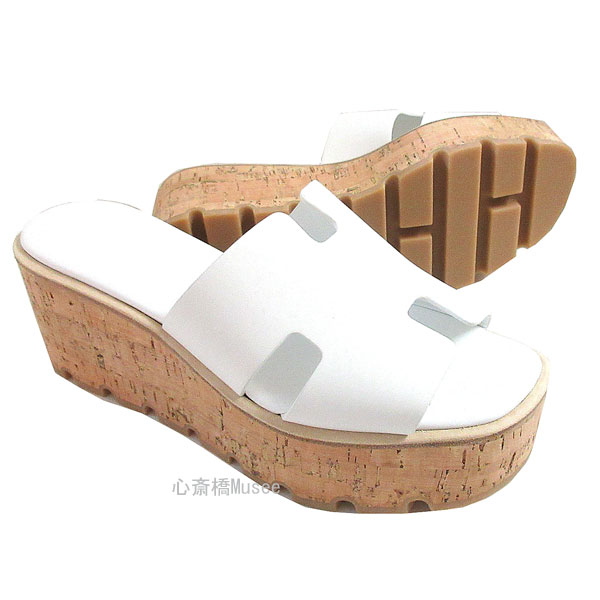 楽天市場】≪ 新品 ≫ エルメス エズ 30 サンダル 38 レザー コルク