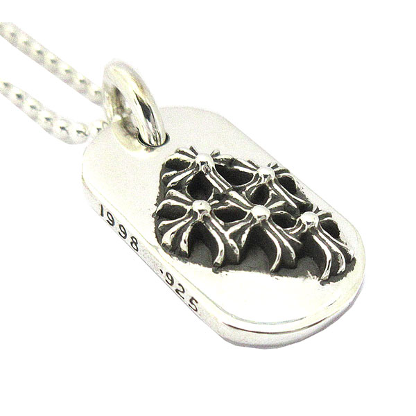 楽天市場】≪Bland new≫ CHROME HEARTS Necklace Dog Tag Raised