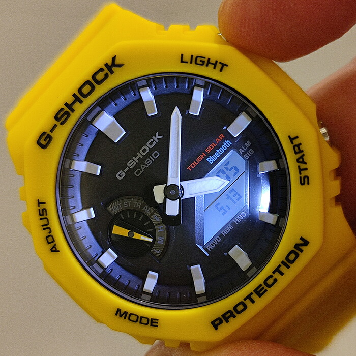 楽天市場】CASIO “G-SHOCK” GA-B2100C-9AJF YELLOW[カシオ Gショック