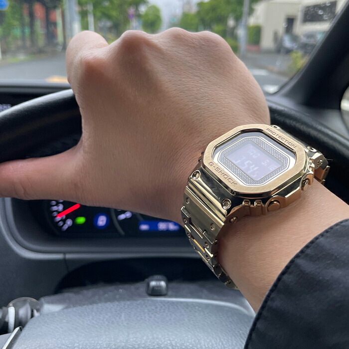 楽天市場】CASIO “G-SHOCK” GMW-B5000GD-9JF ゴールドフルメタル 反転