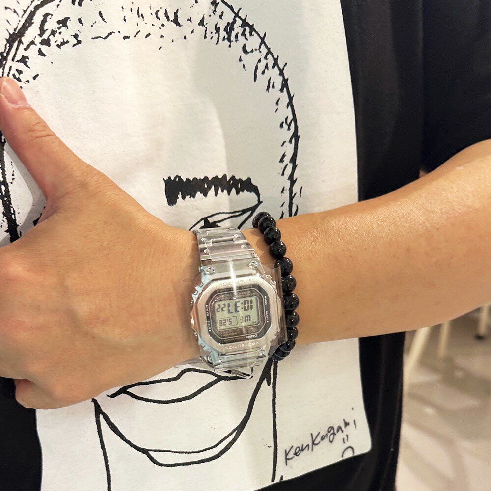 楽天市場】CASIO “G-SHOCK” GMW-B5000D-1JFシルバーフルメタル G-SHOCK
